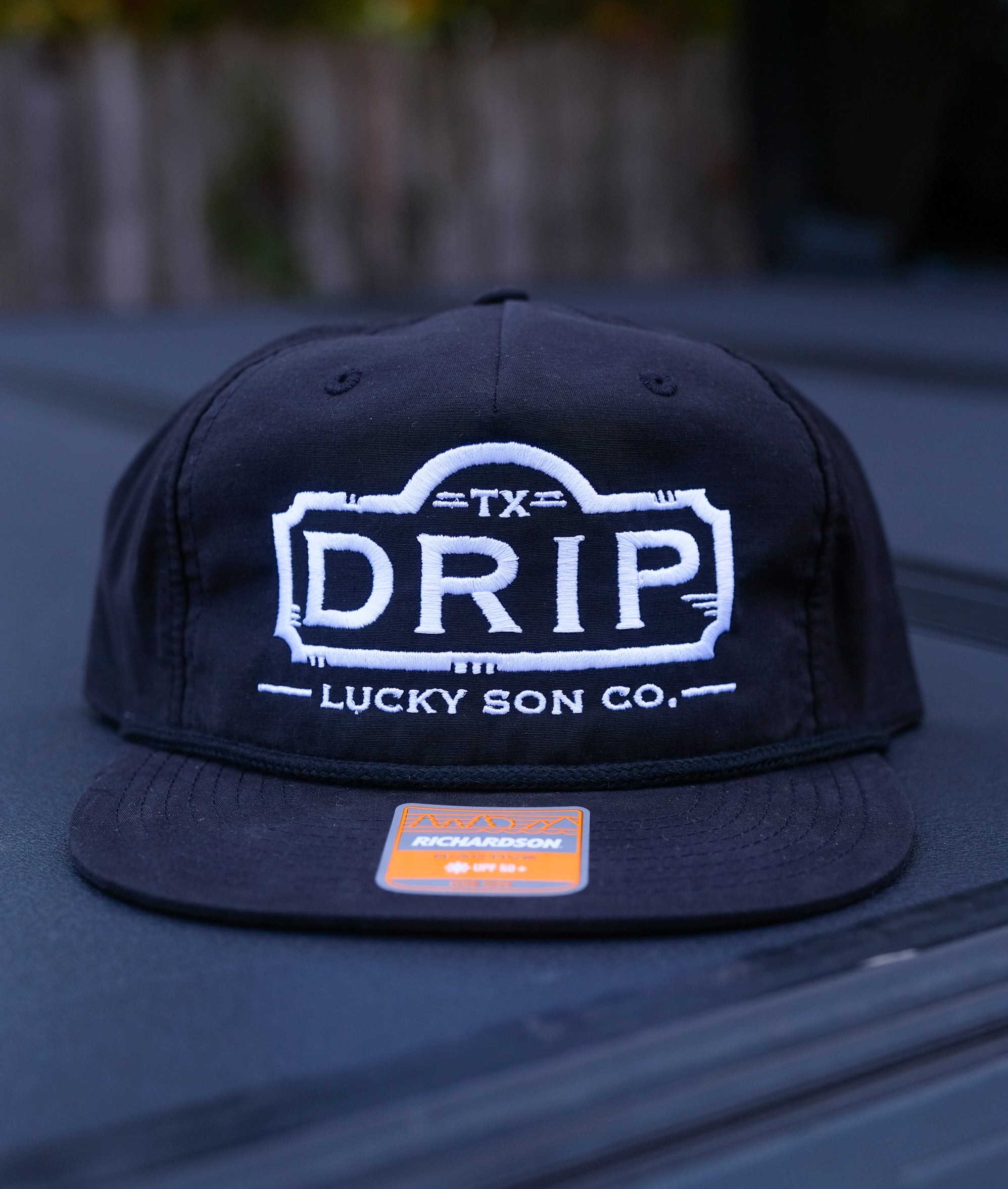 Black Drip Hat image 0